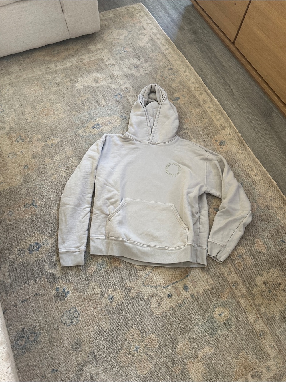 SET Active Hoodie in Dune - Original Heavyweight Sweats. Size M